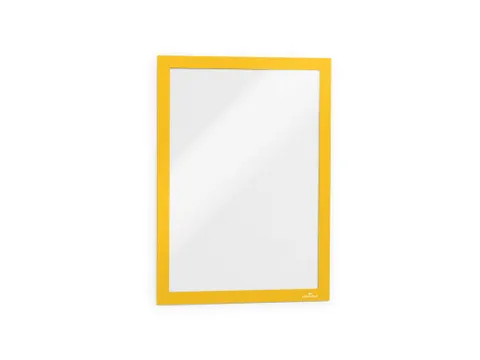 Informatiekader DURAFRAME MAGNETIC A4 Geel 2 Stuks