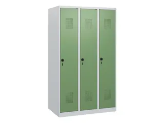 schoollocker,HxBxD 1530x900x500mm,3vak,vak B 300mm,draaigrendel - 2
