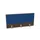 opzetpaneel bureau aanbouw achter NV bruin hickory BN6016-blauw 1200mm