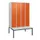 locker met bank,HxBxD 1950x1200x815mm,4vak,vak B 300mm,cil.-slot