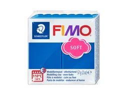 Boetseerklei Fimo soft 57 gram pacificblauw