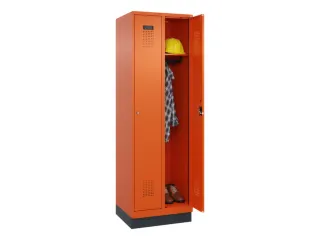 locker,HxBxD 1950x600x500mm,2vak,vak B 300mm,cil.-slot,sokkel - 1