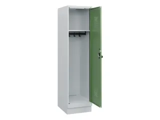 schoollocker,HxBxD 1630x400x500mm,1vak,vak B 400mm,draaigrendel,sokkel - 1