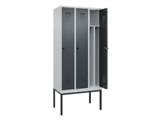 locker voor scheiding van kleding,HxBxD 2120x900x500mm,3vak - 1
