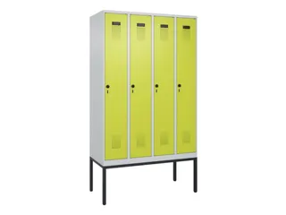 locker,HxBxD 2120x1200x500mm,4vak,vak B 300mm,draaigrendel - 2