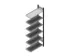 rayonnage pour classeurs,rayonnage suivant,HxlxP 2000x760x335mm