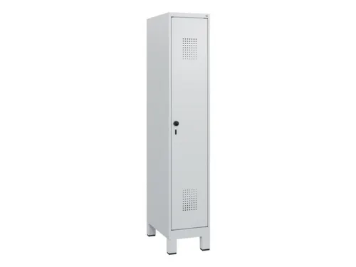 schoollocker,HxBxD 1630x300x500mm,1vak,vak B 300mm,draaigrendel,voeten
