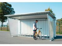 Zijwand V. Overdekte Fietsenstalling Aanbouw Links