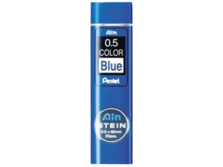 Potloodstift Pentel Ain Stein HB 0.5mm blauw koker à 20 stuks - 3