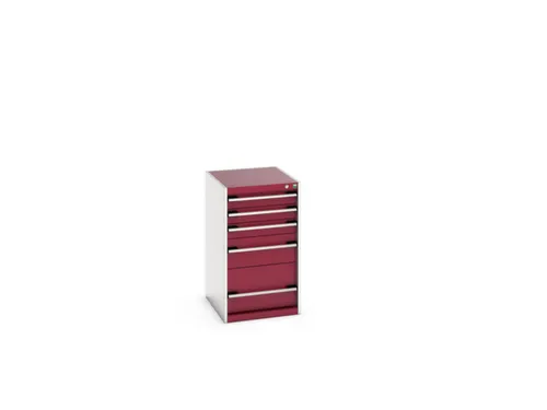 ladekast HxBxD 900x525x650mm 5laden romp RAL7035 front RAL3004