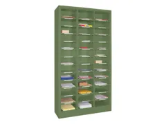 Postsorteerkast Zonder Deuren 1950x1000x400mm 3x13 Vakken Ral6011