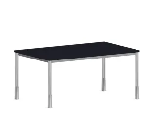In hoogte verstelbaar bureau,HxBxD 720-840x1600x1000mm,CC-zwart - 2