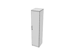 kantoorkast,HxBxD 1895x400x445mm,Bl-wit