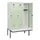 locker met bank,HxBxD 1950x1200x815mm,3vak,vak B 400mm,draaigrendel