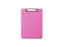 Klembord MAUL A4 staand transparant PS neon roze