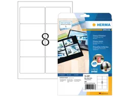 HERMA 4907 Glossy Etiketten A4 96x63,5mm Wit 200 stuks