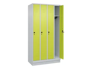 locker,HxBxD 1950x1000x500mm,4vak,vak B 250mm,draaigrendel,sokkel - 2