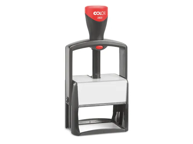 Tekststempel Colop 2800 +bon 10regels 68x49mm zwart
