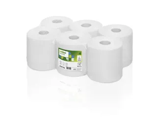 Satino Comfort Handdoekrol 316751 2-laags Hoogwit 20x35cm 6 Rol - 1