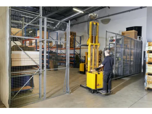 dubbele schuifdeur,v. scheidingswandsysteem,HxB 2200x1900mm,cil.-slot