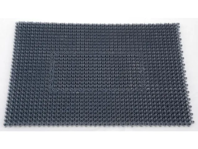 Schoonloopmat Grof Vuil Ldpe 57x86 Donkergrijs