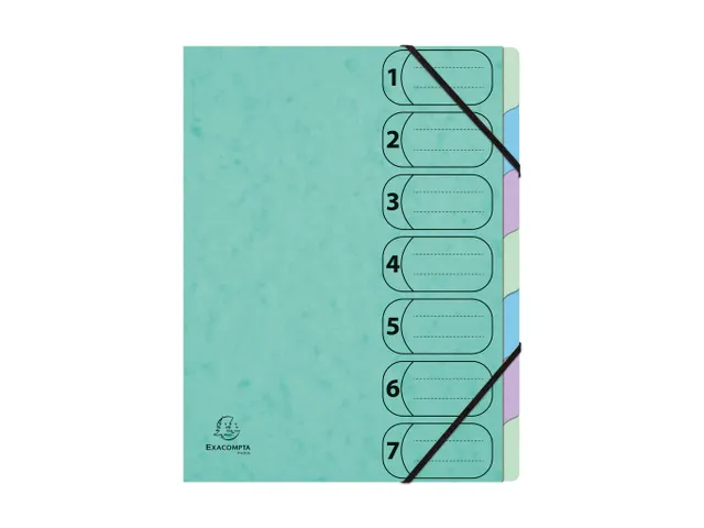 Sorteermap Harmonika 7 Indel A4 AQUAREL