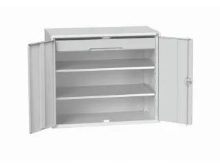 universele kast,HxBxD 1000x1300x550mm,2xStalen bodem,1lade(n) - 1