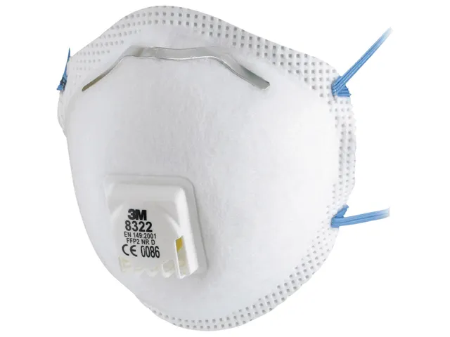 3M 8322 stofmasker FFP2 NR D met uitademventiel