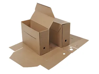 Archiefdoos Gemeente Folio 265x115x370mm Met Nippels - 1