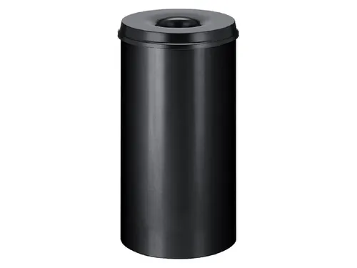 Papierbak met Vlamdover 50 liter 335mm x 63cm Zwart