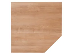 koppelelement voor bureau,BxD 1200x1200mm,blad notenboom,hoekig