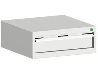 ladekast HxBxD 250x650x650mm 1lade RAL7035 front RAL7035 - 2