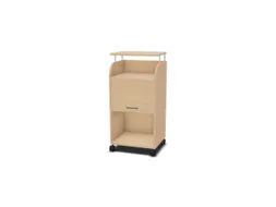 caddy,HxBxD 1130x550x470mm,3niveaus,1kasten,NE-esdoorn
