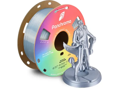 Polymaker 3D printer Filament Panchroma PLA Silk 1,75mm Zilver 1kg