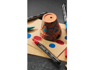 Acrylmarker STABILO Free Acrylic T100 zwart 1-2mm - 5