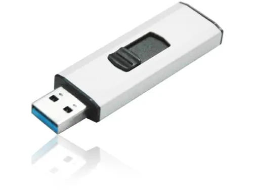 Q-Connect USB-stick 16GB USB 3.0 met schuifmechanisme Zilver