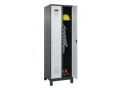 locker,HxBxD 1950x600x500mm,2vak,vak B 300mm,cil.-slot,voeten