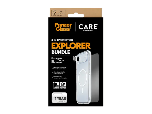 PanzerGlass | CARE by 3-in-1 Flagship Explorer Bundle iPhone Air