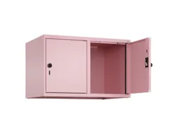 opzetkast,v. locker,2vak.,vak B 400mm,HxBxD 500x800x500mm,draaigrendel