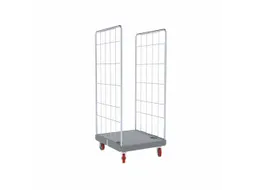 RVS-rolcontainer,draagverm. 500kg,HxLxB 1760x815x724mm