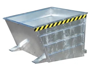 kiepbak,HxLxB 890x1445x1200mm,1m³,draagverm. 1500kg,verzinkt - 1
