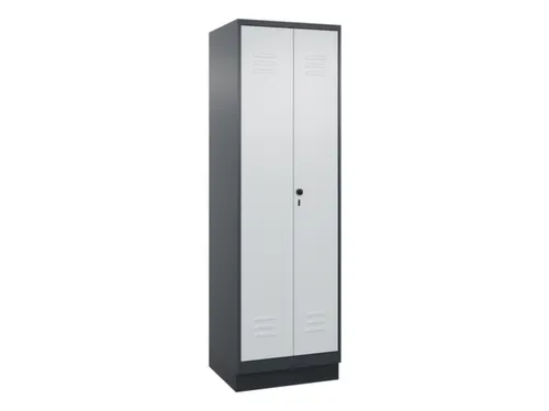 PBM-locker,HxBxD 1950x600x500mm,2vak,vak B 300mm,draaigrendel