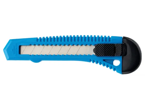 Snijmes Westcott Office 18mm met schuifsluiting blauw