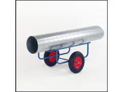 Kar Voor Rollen/tapijt 250kg 500x1000x500mm Massief Rubber Banden