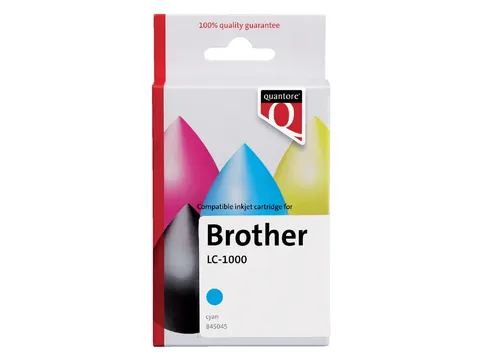 Inktcartridge Quantore Brother LC-1000 blauw