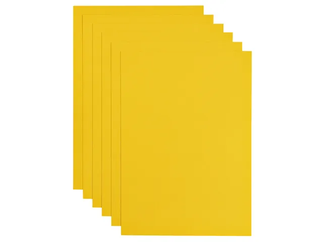Kopieerpapier Papicolor A4 200gr 6 vel dottergeel