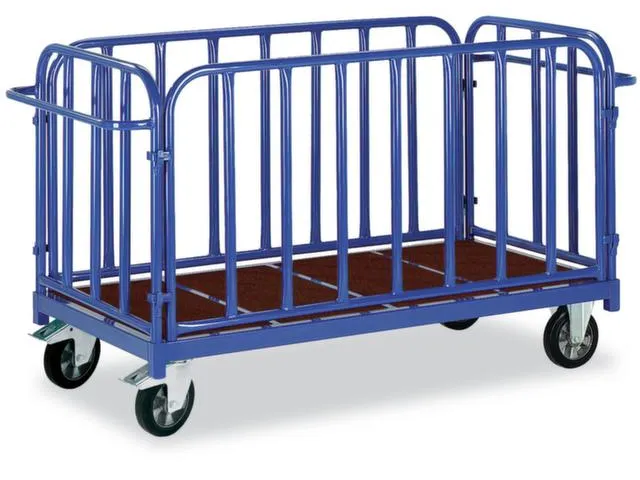 chariots à quadruple paroi,force 1200kg,plateau Lxl 1300x800mm
