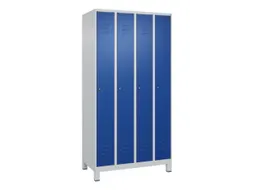 locker,HxBxD 1950x1000x500mm,4vak,vak B 250mm,cil.-slot,voeten