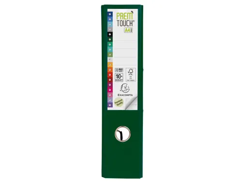 Ordner PP Prem'Touch A4maxi 80mm dogroen