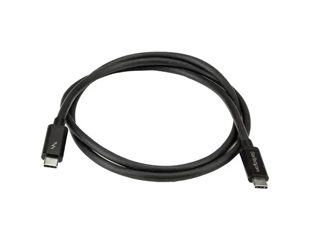 1 Meter Thunderbolt 3 (20gbps) Usb-c Kabel Zwart